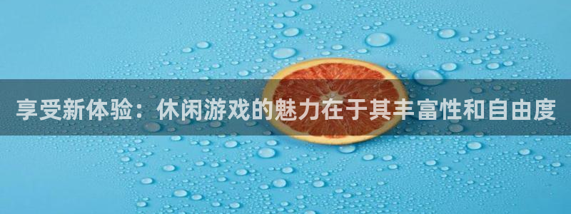 享受新体验：休闲游戏的魅力在于其丰富性和自由度